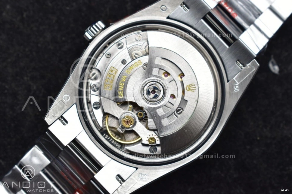 vr3255 36 Edition Grey Dial SS Bracelet 904L Weight) on QF Steel (Gain DayDate V5 President Best 0315